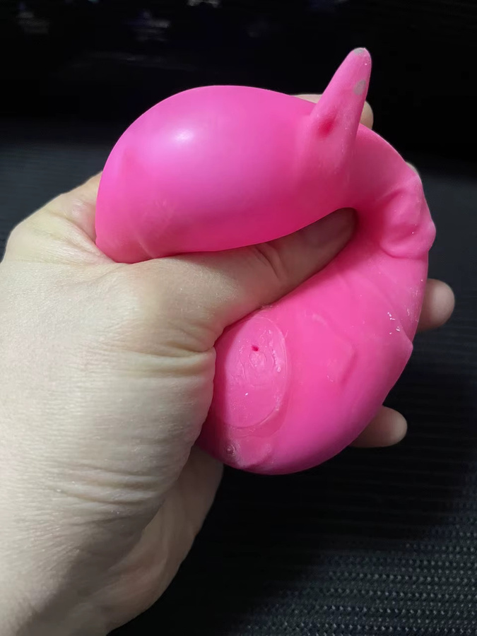 Datgo Drachenfrucht-Quetschball, Stressabbau-Spielzeug, pink - Bild 3