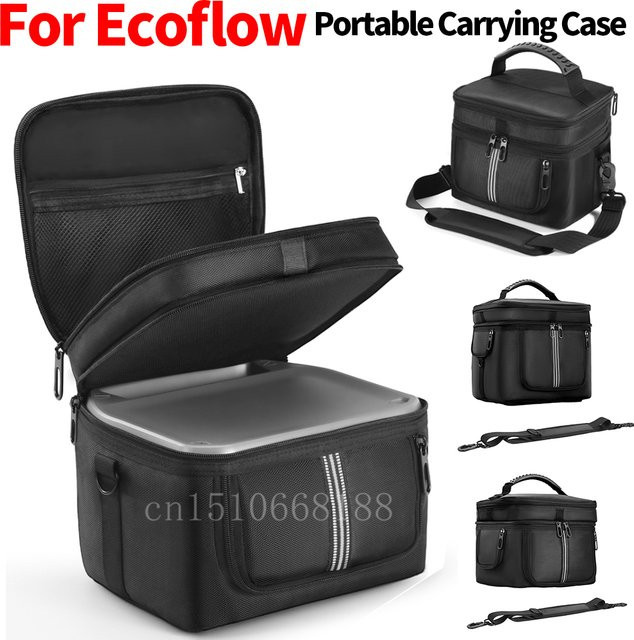 Ecoflow Tragetasche für River 2, River 2 Pro, River 2 Max und River 3 Plus sowie Delta 2 und Delta 3 Plus in Schwarz - Bild 1
