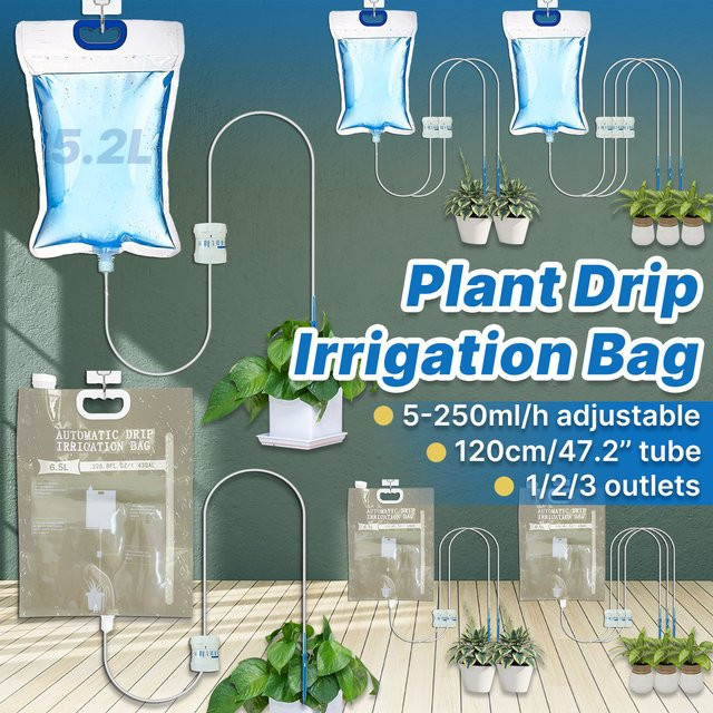 Automatischer Gartenbewässerungsbeutel mit einstellbarem Wasservolumen für bis zu 15 Tage Bewässerung - Bild 1