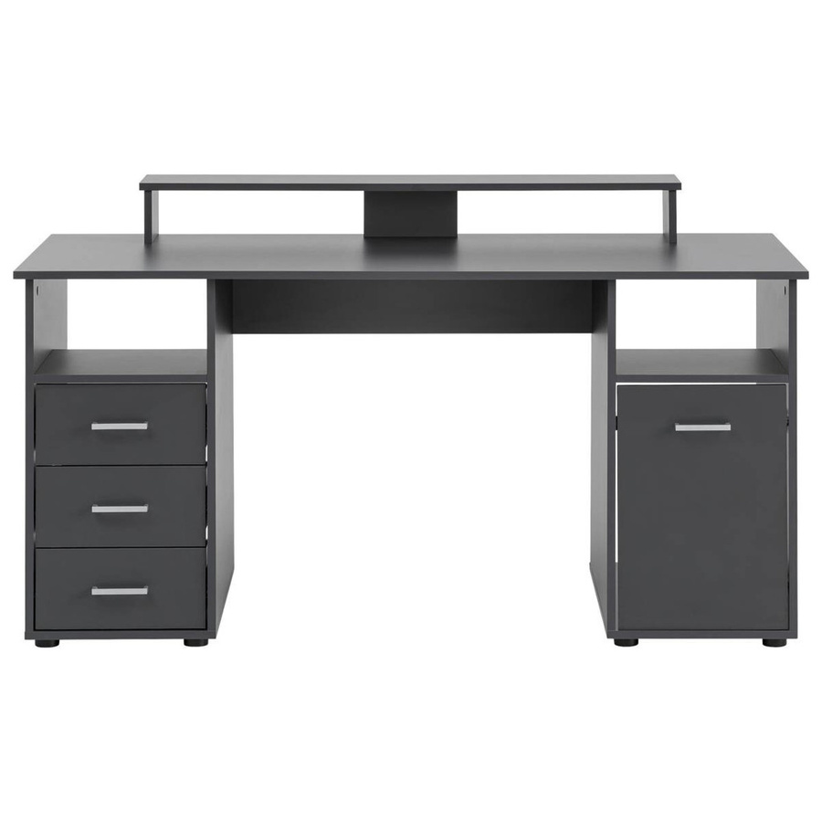 Schreibtisch Niels von Möbelpartner in Anthrazit, B/H/T: 150 x 86,7 x 70 cm - Bild 3
