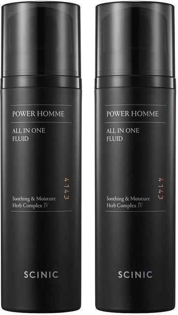 Scinic Power Homme Fluid Double Plan Lotion, 150 ml + 150 ml, Herren - Bild 1