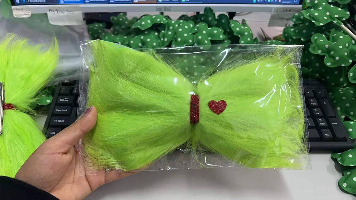Haarnadeln Grinch Grün, Mädchen - Bild 3