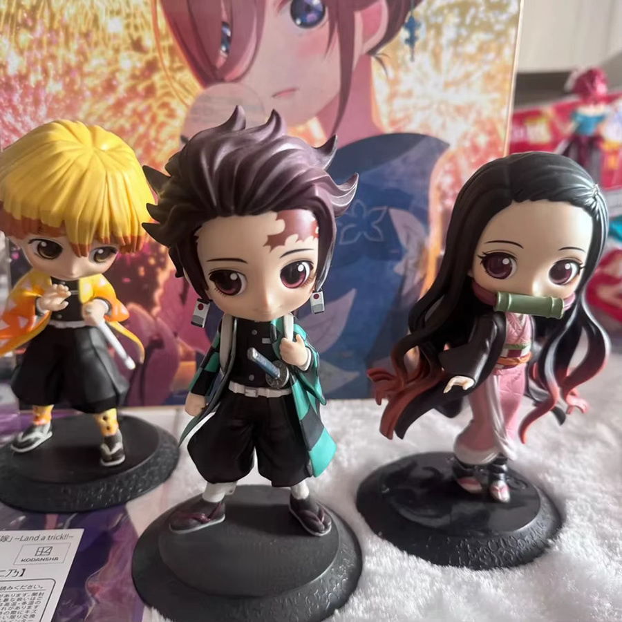 Bandai Demon Slayer Tanjirou Agatsuma Zenitsu Kyoujurou, Actionfigur, Kunststoff - Bild 3