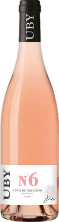 Uby No°6 Rosé Côtes de Gascogne IGP Cabernet Franc trocken 2025 Roséwein 0,75 l