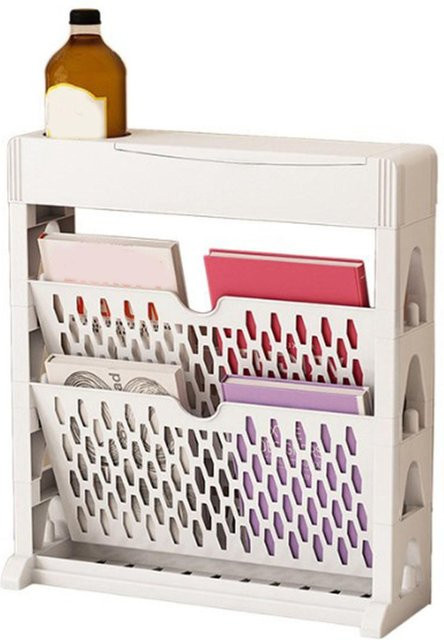 Mehrzweck Bücherregal OutsideWorld in Weiß mit großer Kapazität und minimalistischem Design - Bild 1