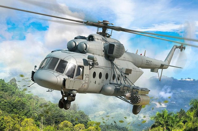 Trumpeter Russian Mi-171Sh Hip, Fahrzeug, 1:48, Grau - Bild 1