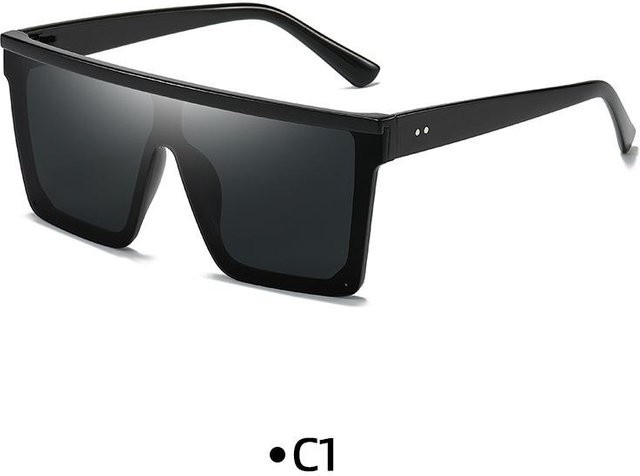 Sonnenbrille Square, Herren, Vollrand, Schwarz - Bild 1