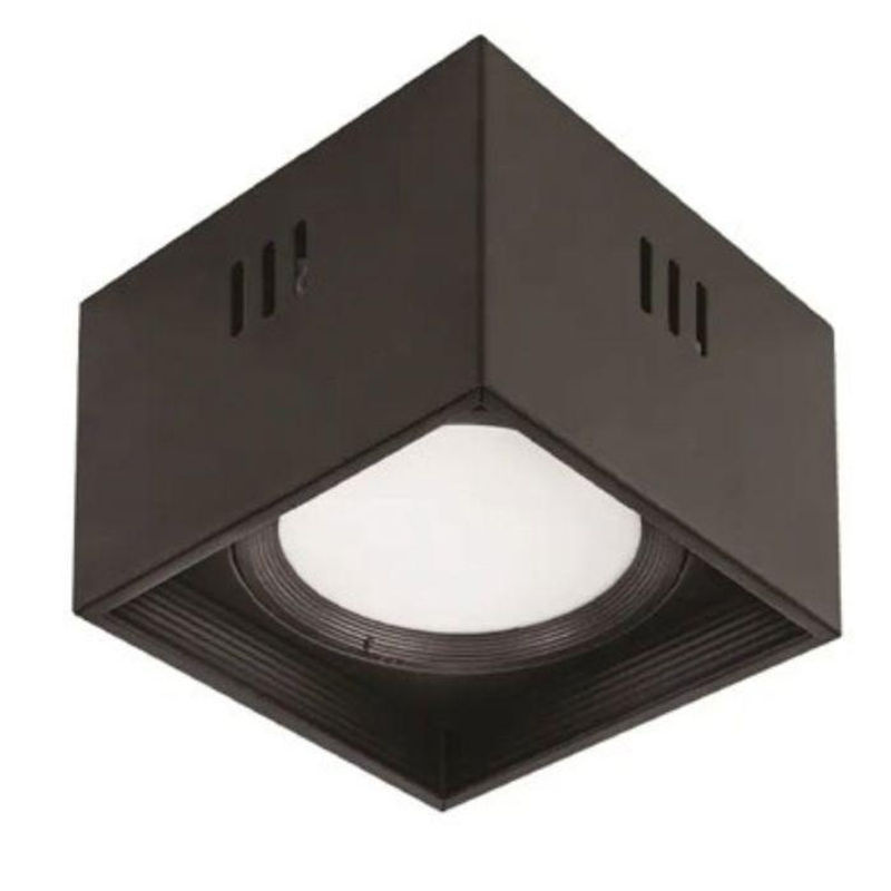 Set mit 2 quadratischen LED-Deckenleuchten in Schwarz und Weiß, 10W, 700lm, 4200K Neutralweiß - Bild 2