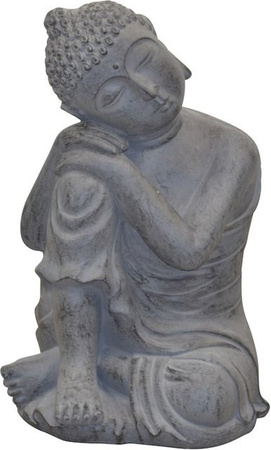 Standdekoration Sitzender Buddha von möbel direkt online in Grau