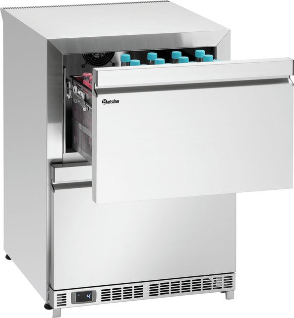 Bartscher Schubladenkühler 600S2 aus Edelstahl in Silber, B/H/T: 60,0 x 84,5 x 60,0 cm - Bild 1