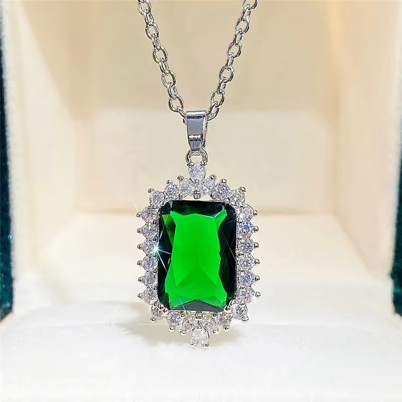 Huitan Halskette mit Anhänger, Silber, Zirkonia, Damen - Bild 3