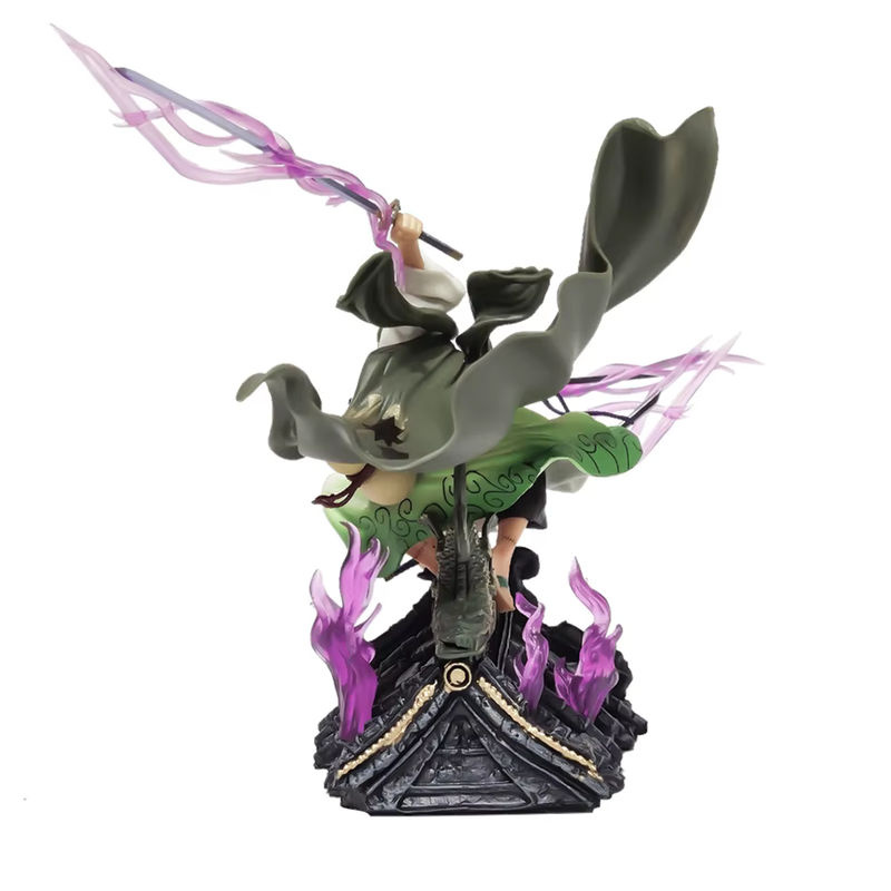 Bandai One Piece Roronoa Zoro Anime Action Figur aus PVC, mehrfarbig, Höhe: 22 cm - Bild 3