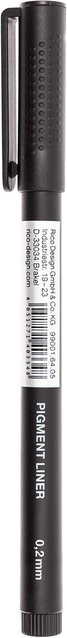 Rico Design Paper Poetry Pigment Liner Fineliner in Schwarz mit 0,2 mm Strichstärke - Bild 1