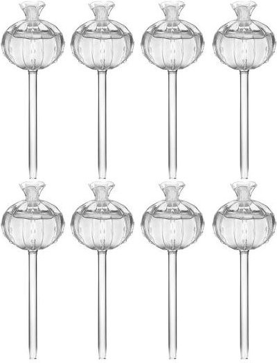 Amusedly Selbstbewässerungskugeln im Kaktus-Design, 8er Set, transparent, aus PVC für Zimmerpflanzen - Bild 1