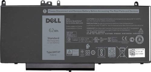 Dell Notebook-Akku 6MT4T in Schwarz mit 7,6V und 8100 mAh - Bild 1