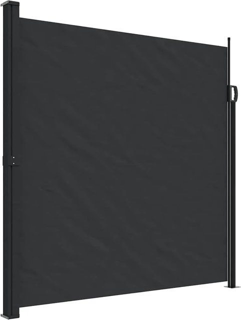 Furnicato Seitenmarkise ausziehbar Schwarz B/H: 500 x 200 cm - Bild 1