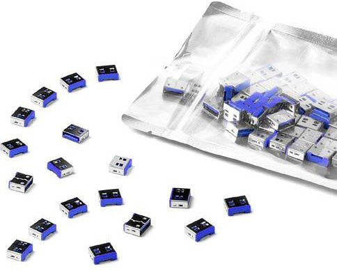 Smartkeeper USB-A Port Schloss UL03P2DB Blau - Bild 1