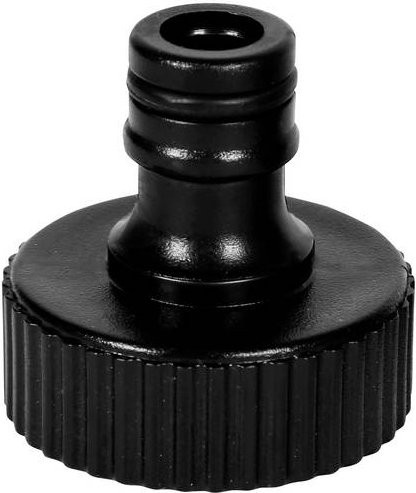 Einhell Pumpen-Zubehör Adapter Set aus Kunststoff, Farbe Schwarz, 1 Zoll IG Anschluss, 33,3 mm und 40 mm - Bild 1