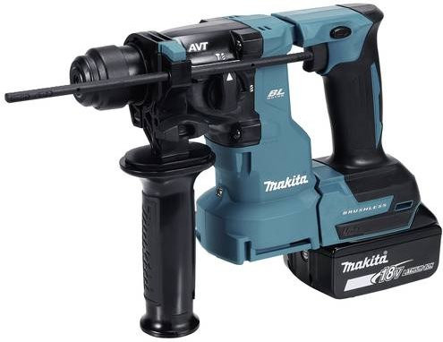 Makita Akku-Kombihammer DHR183RTWJ 18V mit 5.0Ah Li-Ion Akku und Ladegerät in Blau - Bild 1