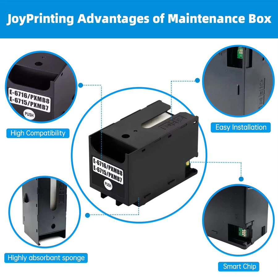 Epson Wartungsbox T6716 T6715 für WF-4720DWF WF-C5210DW WF-C529R EC-4020 WF-M5299 PX-M780F WF-C5790a - Bild 3