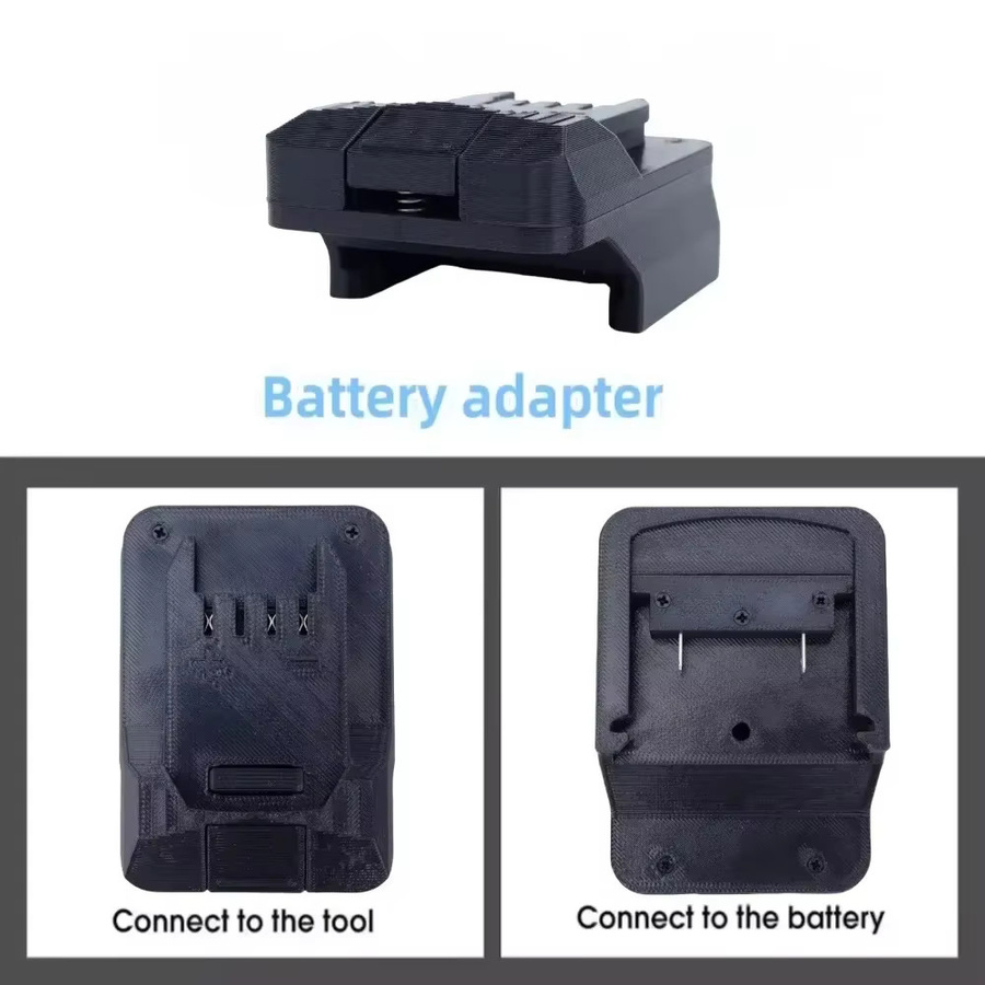 Batteriekonverter Adapter für HiKOKI Hitachi HXP 18V Akkus zu Lidl Parkside X20V TEAM Akku-Bohrwerkzeug in Schwarz - Bild 6