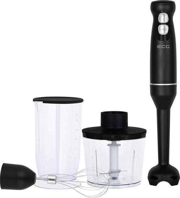 ECG Stabmixer-Set RM 100 Max in Schwarz mit Edelstahl- und Kunststoffkomponenten sowie Pulse-Funktion - Bild 1