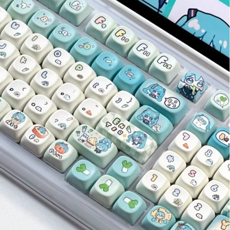 Bandai Hatsune Miku Anime Tastenkappen in Multicolour für deine personalisierte Tastatur - Bild 2