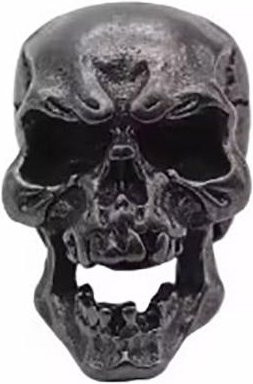 Binchi Outdoor Product Armband, Messing, Totenkopf, Schwarz, Damen - Bild 1
