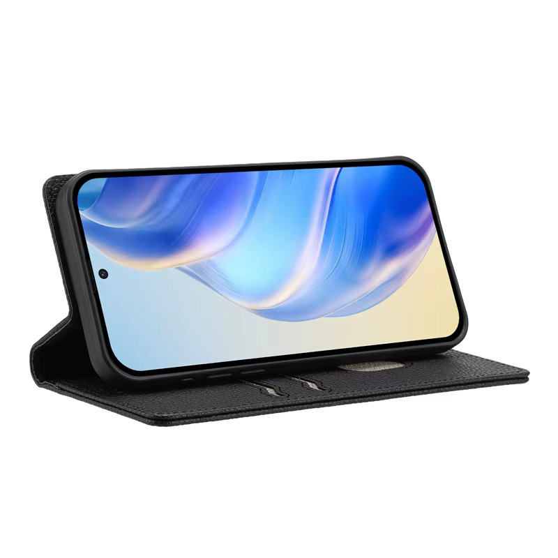 Magnetische Brieftaschen-Schutzhülle für T-Mobile T Phone 3 und Revvl 8 Flip in Schwarz von KL-Boutiques - Bild 4