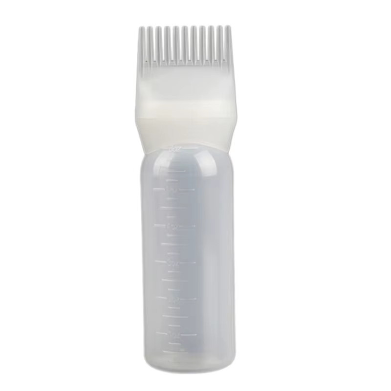 Leere Haarfärbeflasche mit Applikator und Pinsel, 120 ml, nachfüllbar - Bild 4