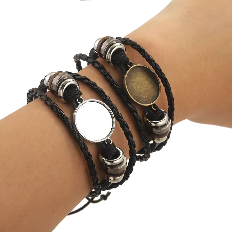 Verbindungsfassung für 20 mm Lederarmband, Unisex - Bild 1