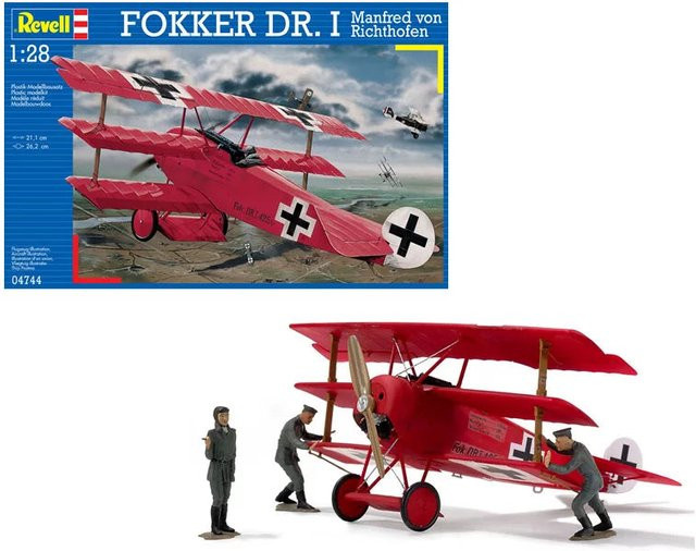 Revell Fokker Dr.I Richthofen Flugmodell Bausatz, 1:28, ab 10 Jahren - Bild 2