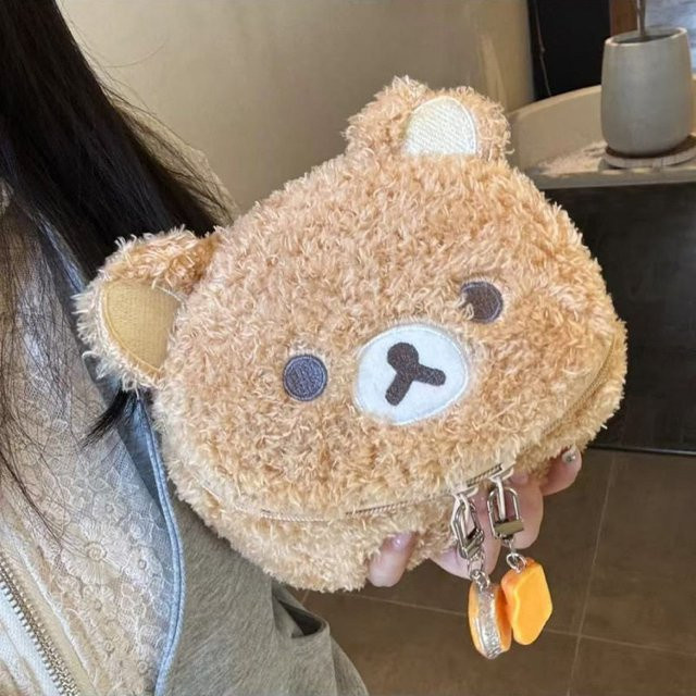 52TOYS Rilakkuma Plüsch-Aufbewahrungstasche, Kosmetiktasche, Organizer-Tasche - Bild 1