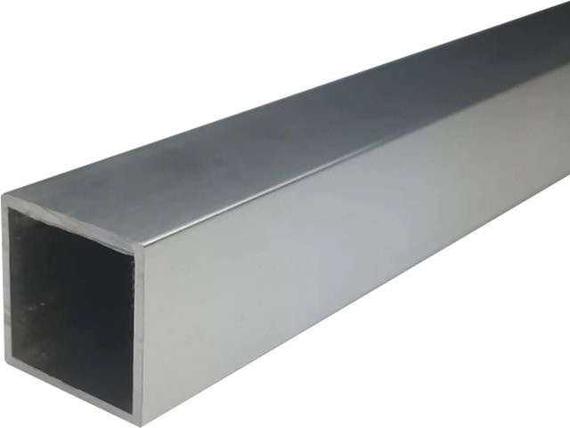 Arcansas Aluminium Vierkant-Profil Silber Eloxiert B/T/H: 2,5 x 2,5 x 100 cm - Bild 1