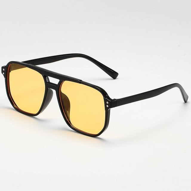 RMM Sonnenbrille, quadratisch, Vollrand, Kunststoff, Unisex, Schwarz - Bild 1