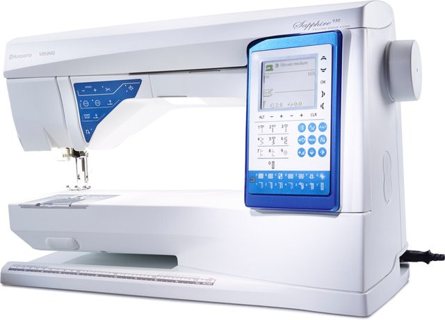 Husqvarna Viking Sapphire 930 Computernähmaschine in Weiß - Bild 1