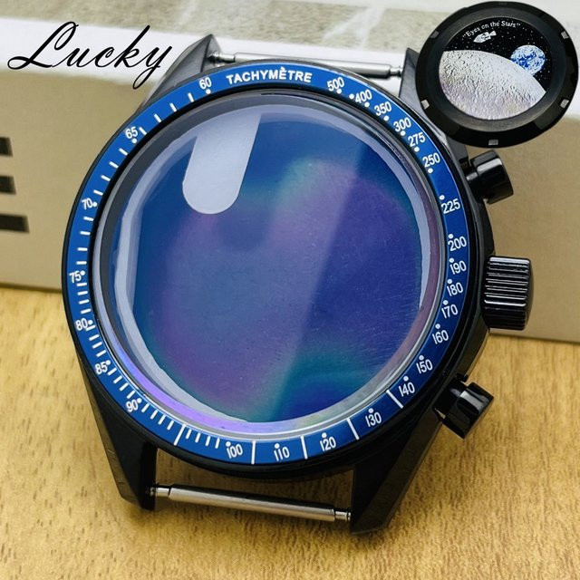 MUZHI Schutzhülle mit Stahlmond-Rückseite, 39,7 mm, Herren, Uhrenzubehör - Bild 1