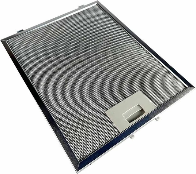 AIR2GO Metall-Fettfilter in Silber für Blomberg, B/T: 29,8 x 23,8 cm - Bild 1