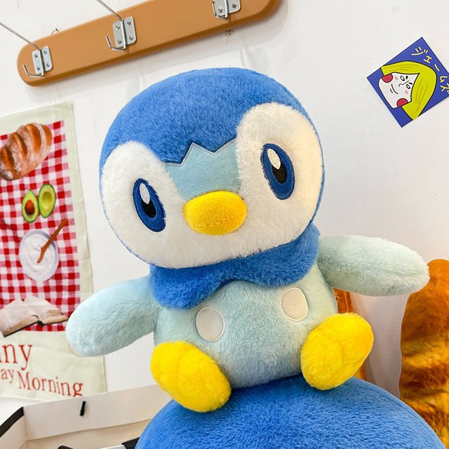 Potdemiel Piplup Pokémon Plüschtier, 30/80 cm, Blau - Bild 1