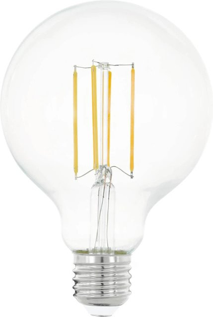 Eglo LED Leuchtmittel E27 Globeform in Transparent mit Warmweißem Licht und 8 W - Bild 1