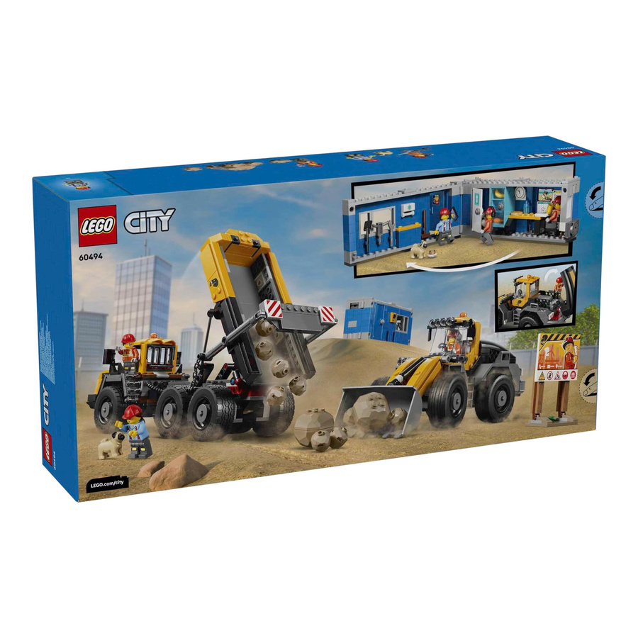 LEGO City Kipplaster und Schaufellader Baustelle ab 8 Jahren - Bild 5