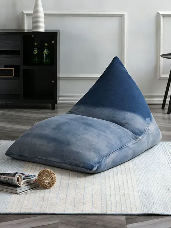 OTAUTAU Sitzsackbezug SF573 aus Baumwoll-Denim in Blau - Bild 7