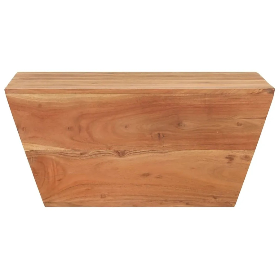 vidaXL Couchtisch V-Form aus Akazie Massivholz in Braun, B/T/H: 66 x 66 x 30 cm - Bild 2