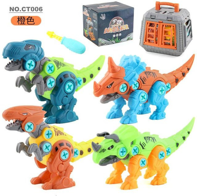 Linyi toy car DIY Dinosaurier T-Rex, Bausteine, mit elektrischem Bohrer, ab 6 Jahren - Bild 1