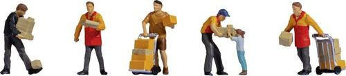 NOCH Paketzusteller 15069, Einzelfigur, 1:87 (Spur H0), Bemalt, Stehend - Bild 1