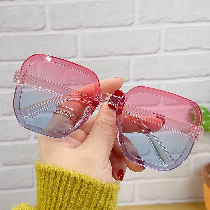 Samjune Sonnenbrille, Vollrand, Square, Kunststoff, Damen - Bild 1
