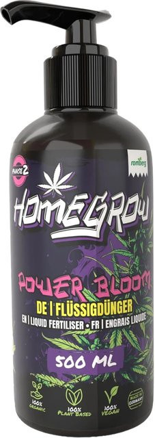 Romberg Power Bloom Flüssigdünger mit pflanzlichen Inhaltsstoffen, 500 ml - Bild 1