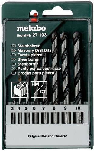 Metabo Steinbohrer-Set 8-teilig mit Carbide-Spitze in einer Kunststoff-Kassette - Bild 1