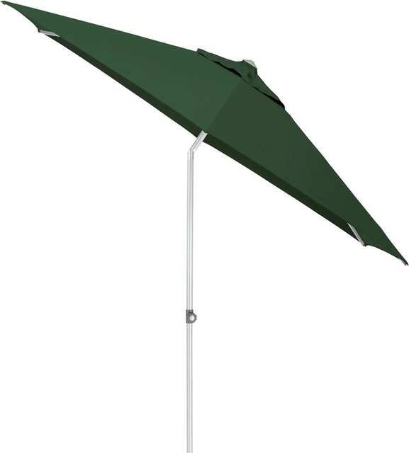 Kettler Marktschirm EASY PUSH mit UPF 50+ und Knickfunktion, Farbe Grün, Gestell Silber, Durchmesser: 300 cm, Höhe: 250 cm - Bild 1