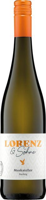 Lorenz und Söhne Muskateller Weißwein, Nahe, 2025, fruchtig & aromatisch, 0,75 l - Bild 1